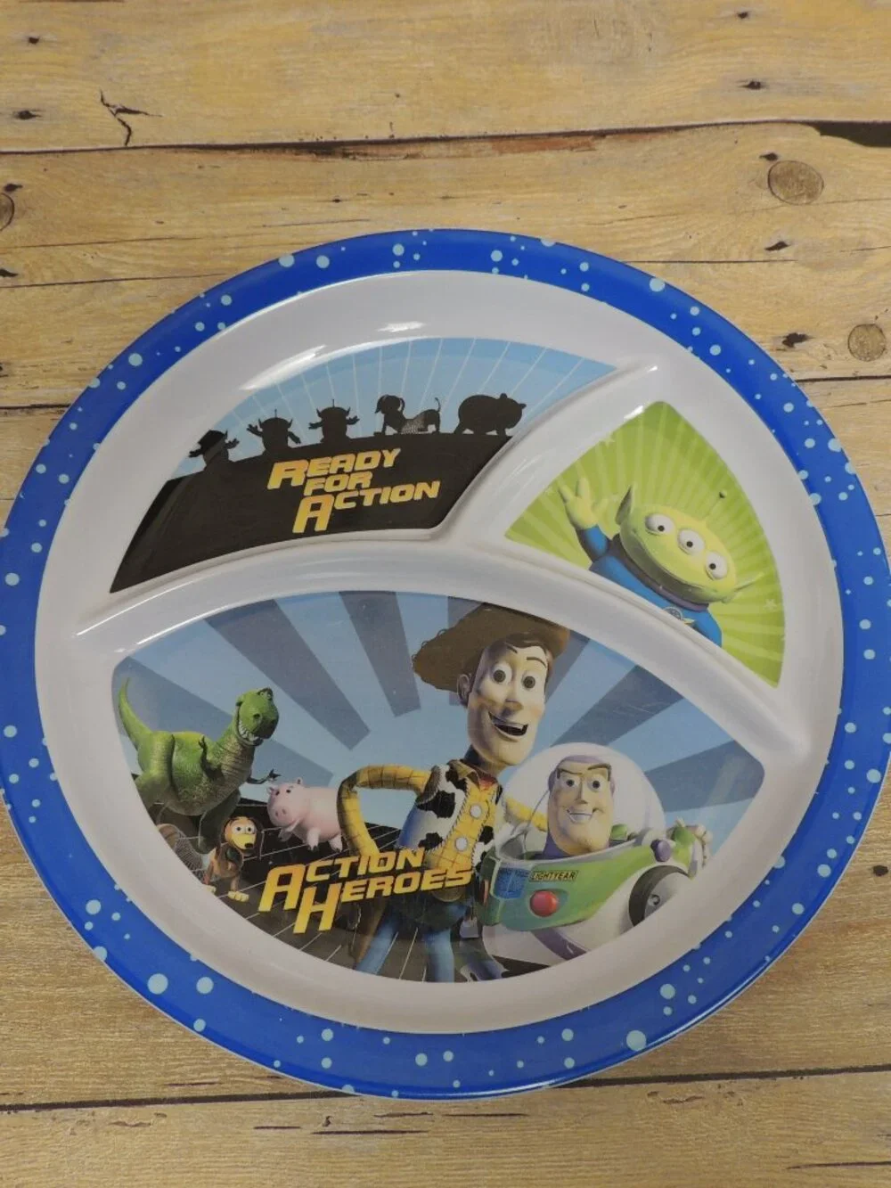 Toy Story Melamine Plate Early 2000's JC Penney Exclusive